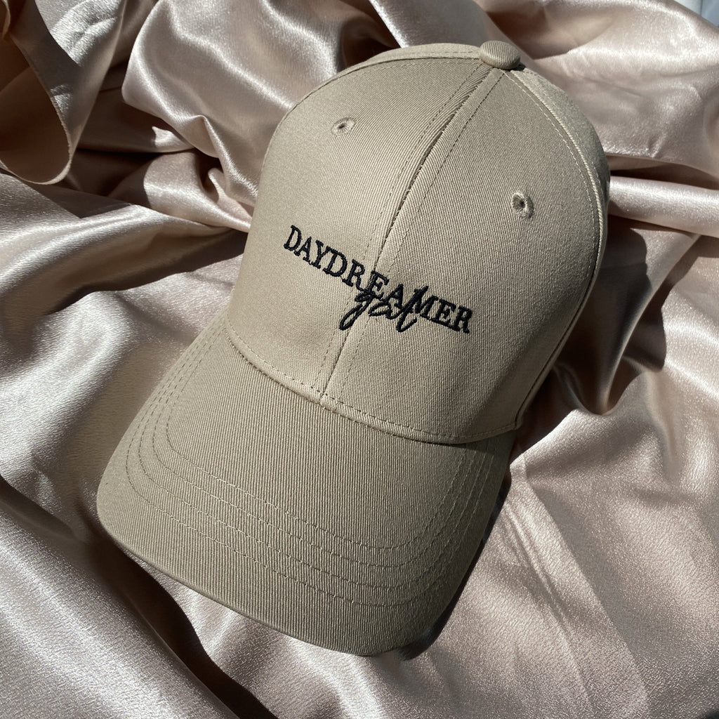 Nude color Trendy Baseball Hat with Embroider DayDreamer Gal Quote